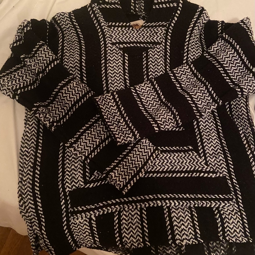 Black And White Hoodie